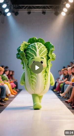 视频工作流：食材走秀视频